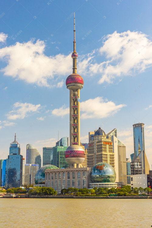 东方明珠塔图片,上海天际线的璀璨明珠