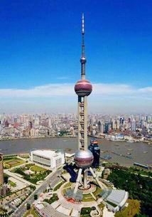 东方明珠塔图片,上海天际线的璀璨明珠