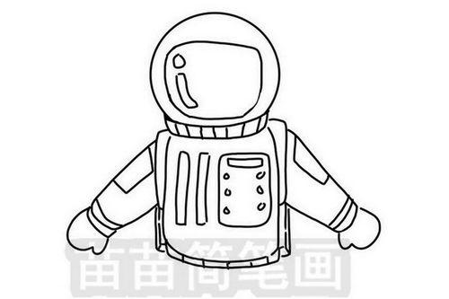 宇航员简笔画图片大全,宇航员简笔画中的奇幻宇宙之旅