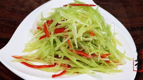 凉拌笋丝图片,夏日餐桌上的清新之选