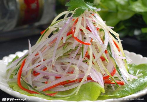 老虎菜图片,传统美食的现代演绎