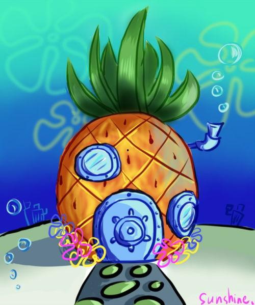 海绵宝宝菠萝屋图片